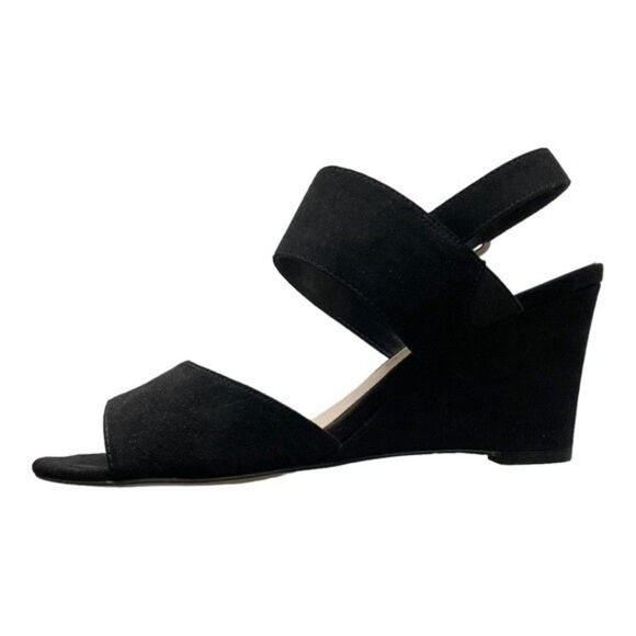 Athena Alexander Black Wedge Sandal - Picture 8 of 9